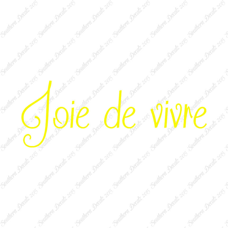 French Joie De Vivre