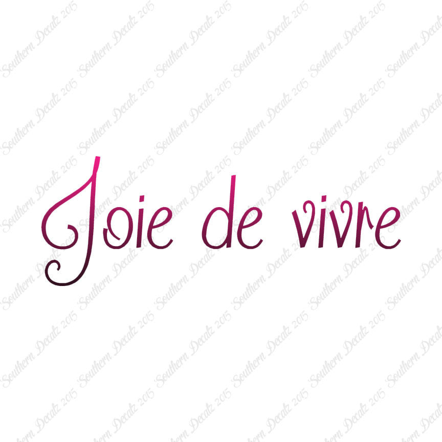 French Joie De Vivre