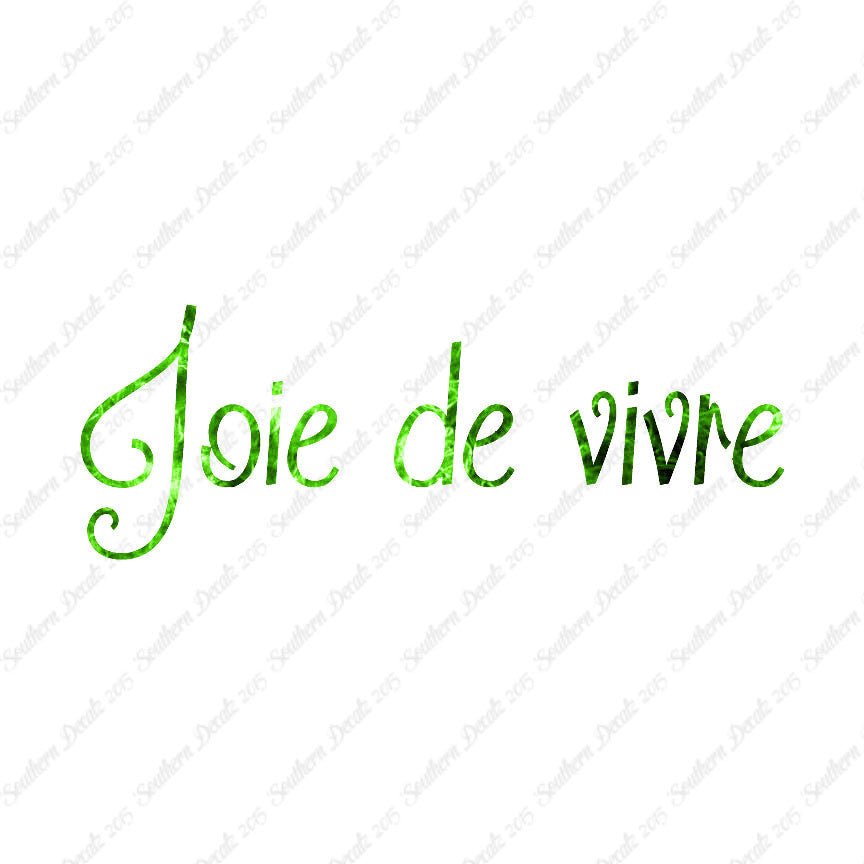 French Joie De Vivre