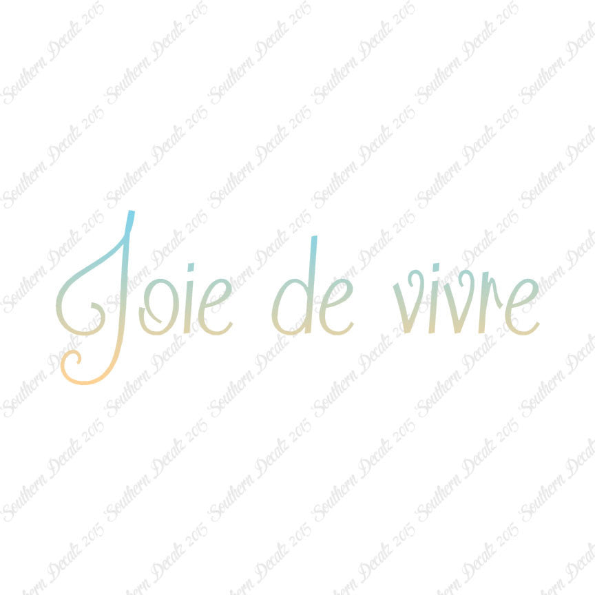 French Joie De Vivre