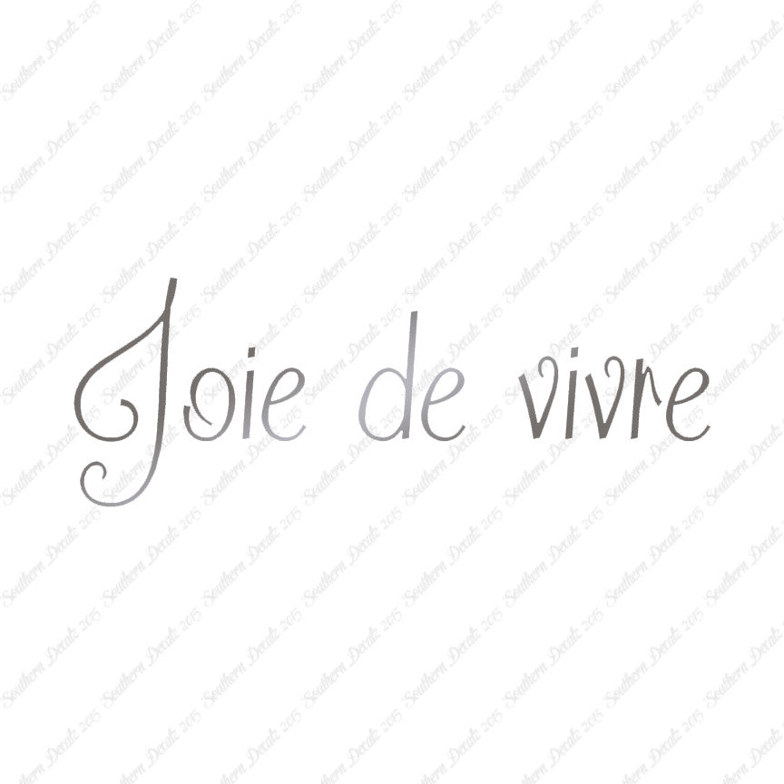 French Joie De Vivre