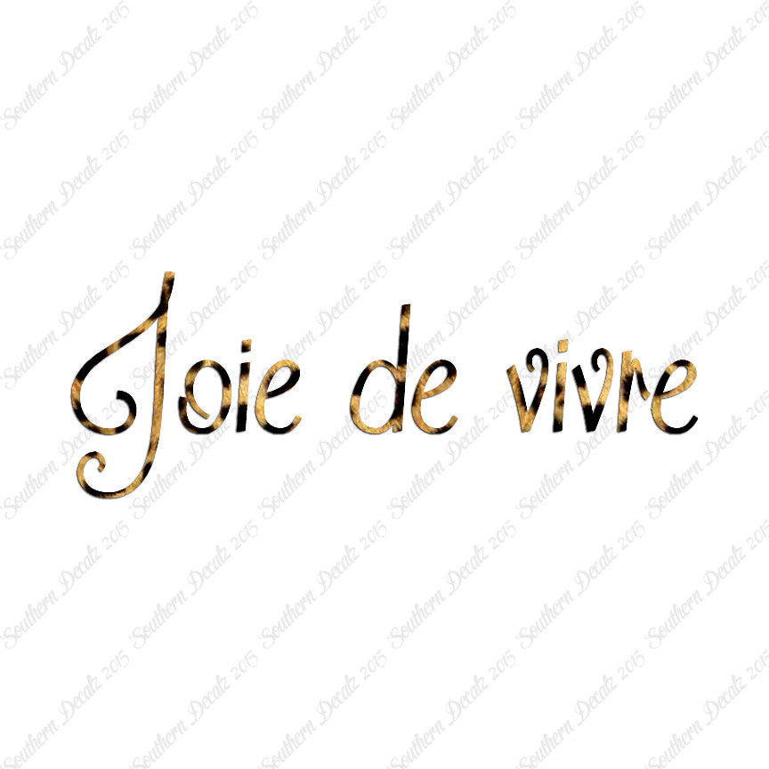French Joie De Vivre