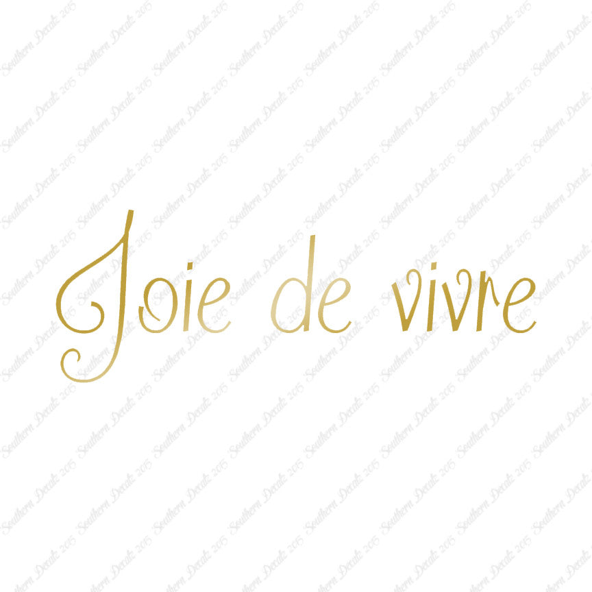French Joie De Vivre