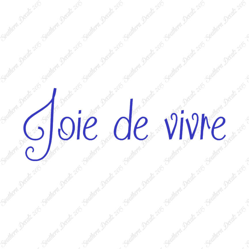 French Joie De Vivre