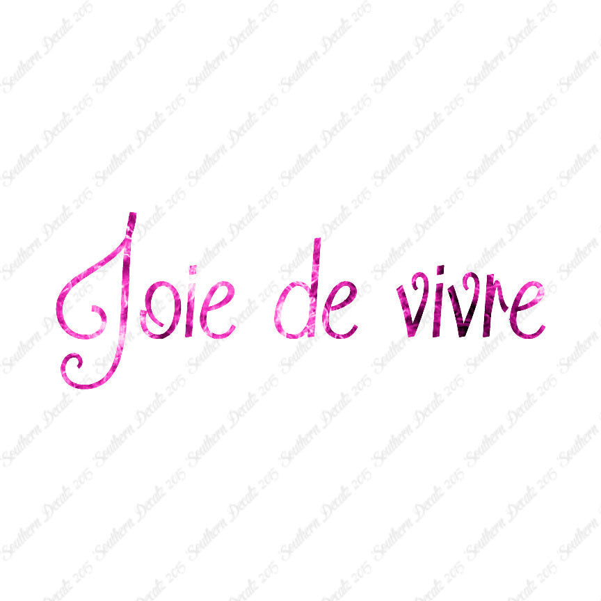French Joie De Vivre