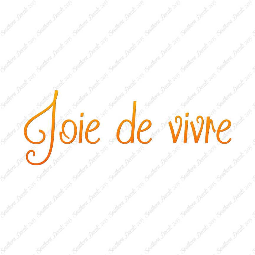 French Joie De Vivre