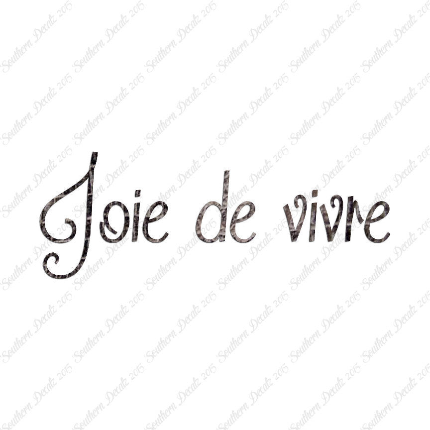 French Joie De Vivre