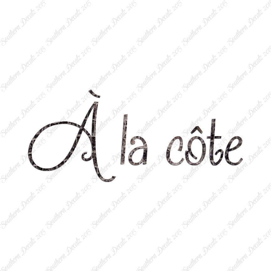 French A La Cote