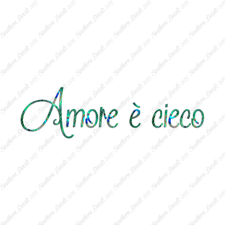 Italian Amore E Cieco