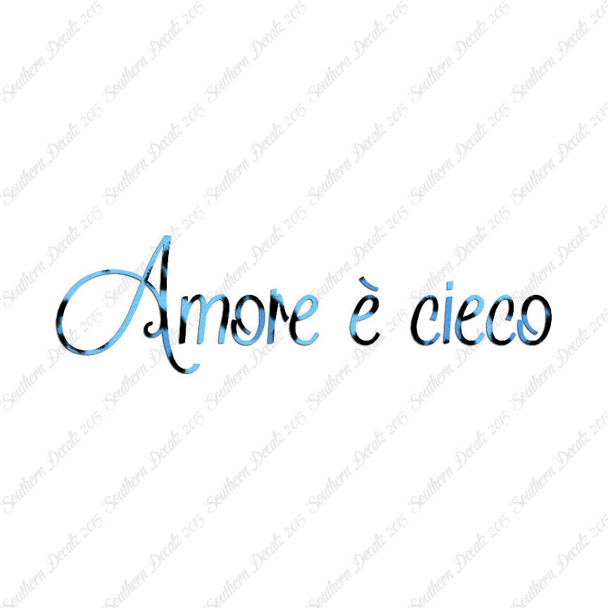 Italian Amore E Cieco