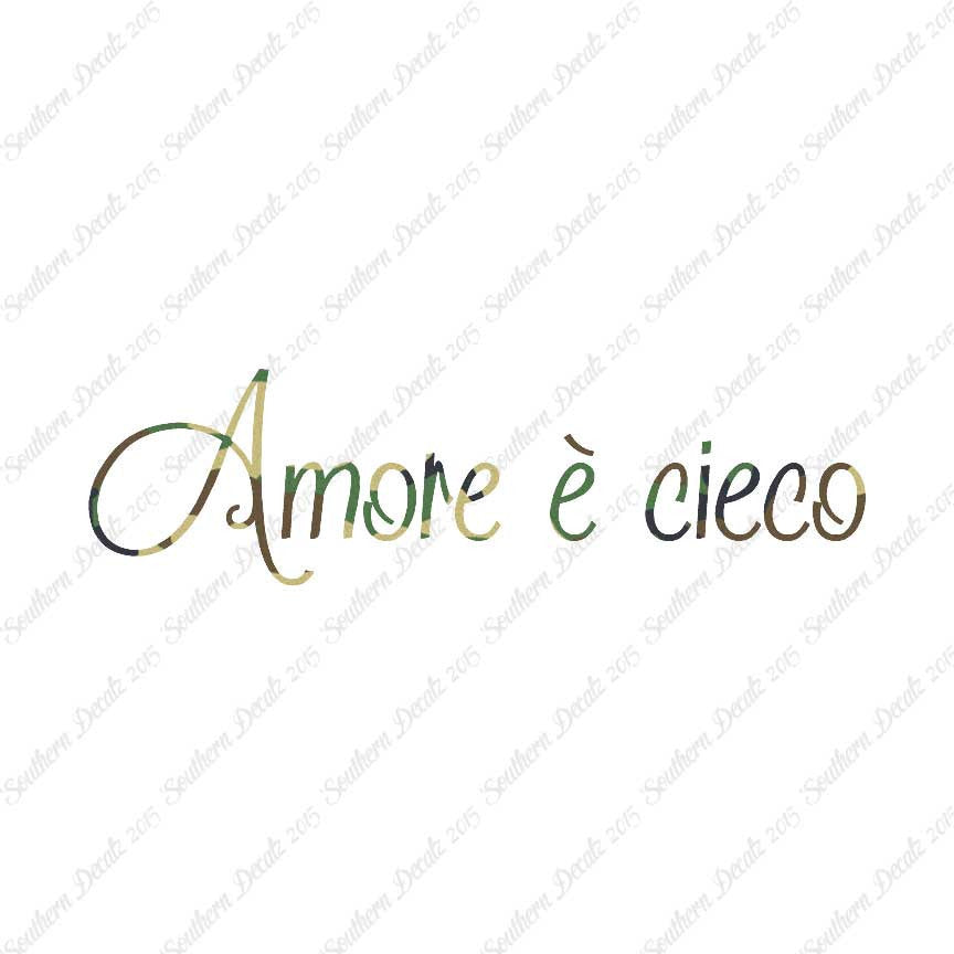 Italian Amore E Cieco