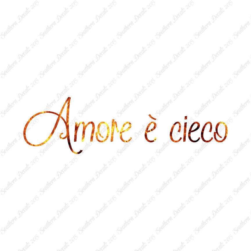 Italian Amore E Cieco