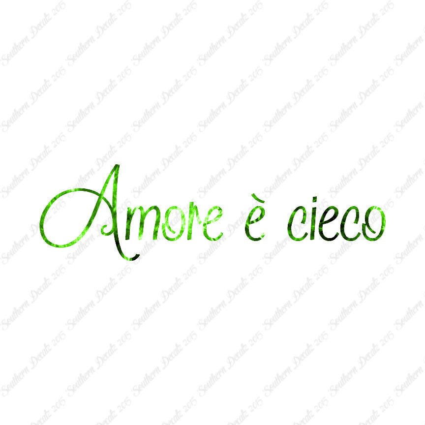 Italian Amore E Cieco