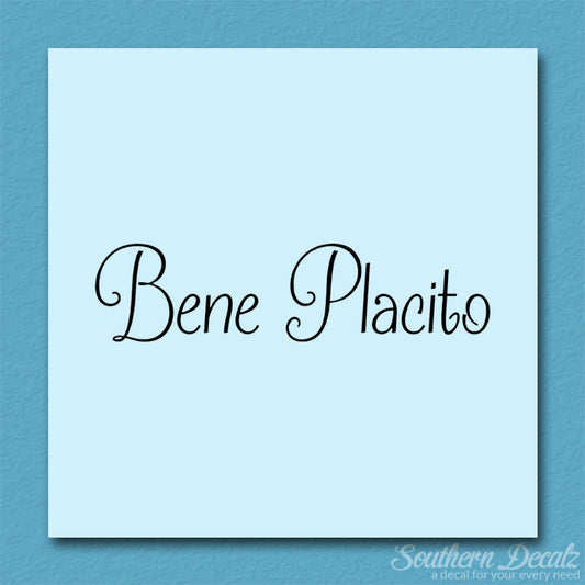 Italian Bene Placito