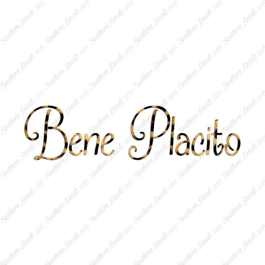 Italian Bene Placito