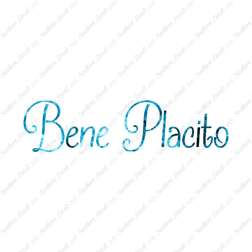 Italian Bene Placito