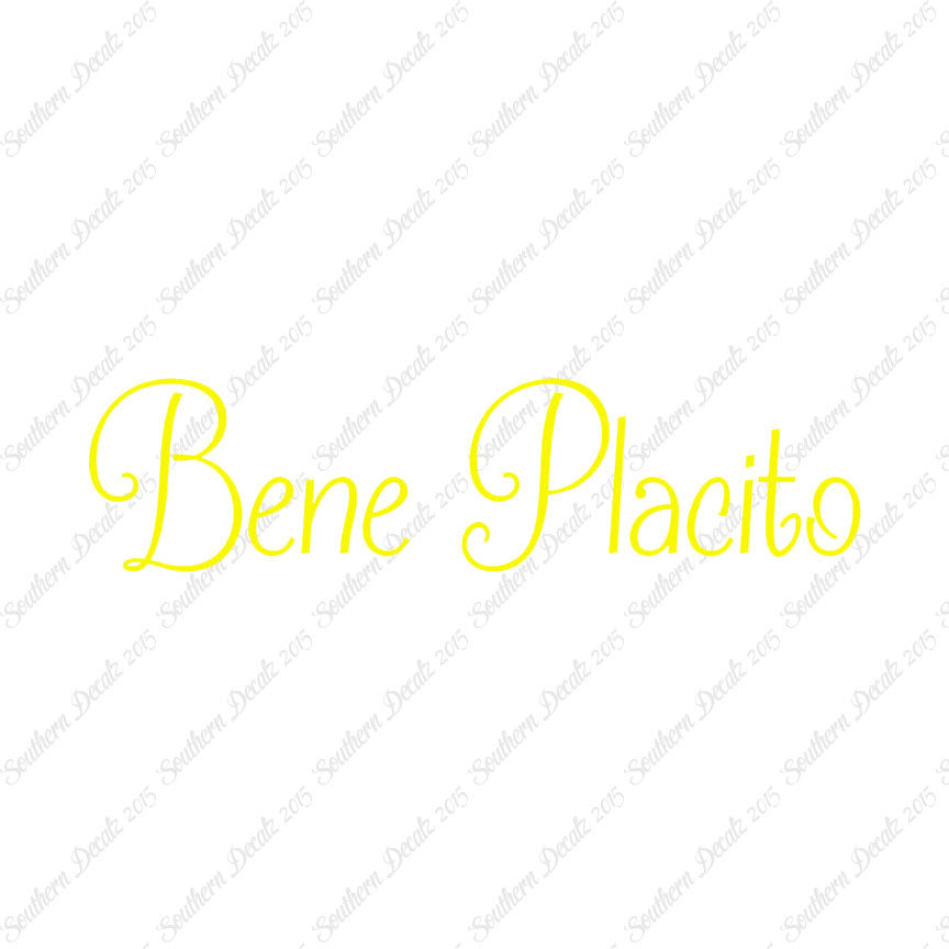 Italian Bene Placito