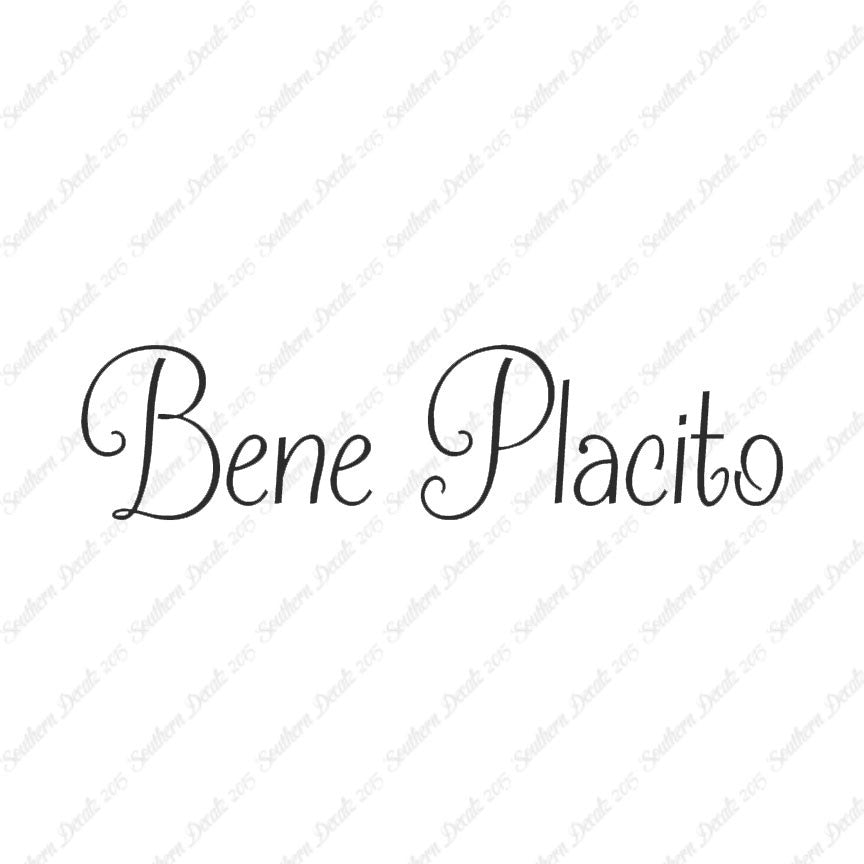 Italian Bene Placito