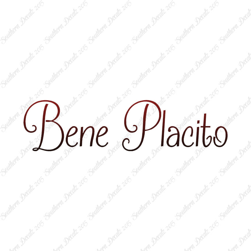 Italian Bene Placito