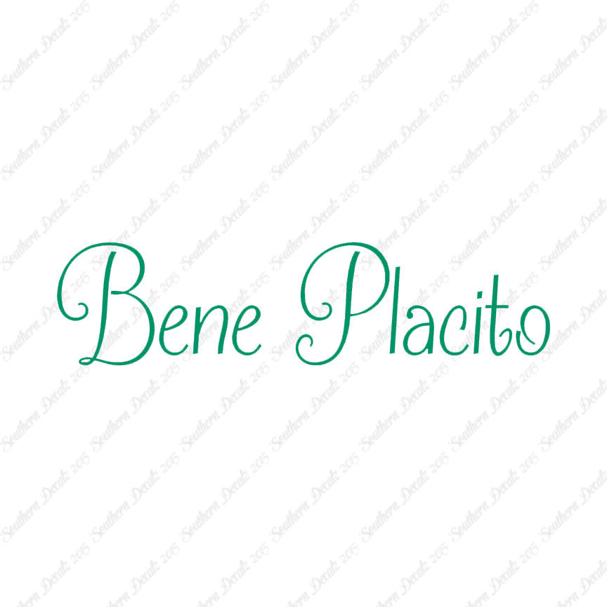 Italian Bene Placito