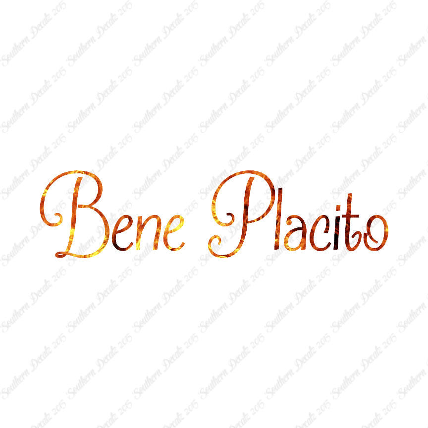 Italian Bene Placito