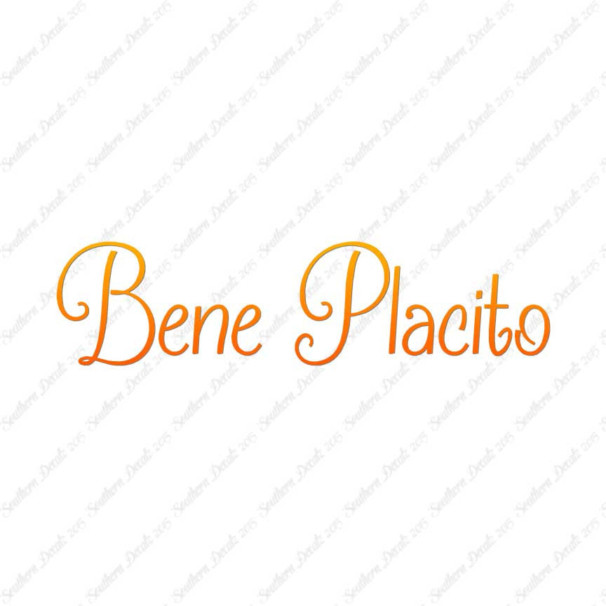 Italian Bene Placito
