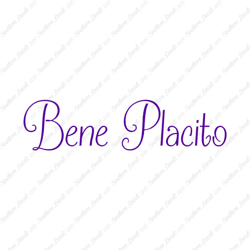 Italian Bene Placito