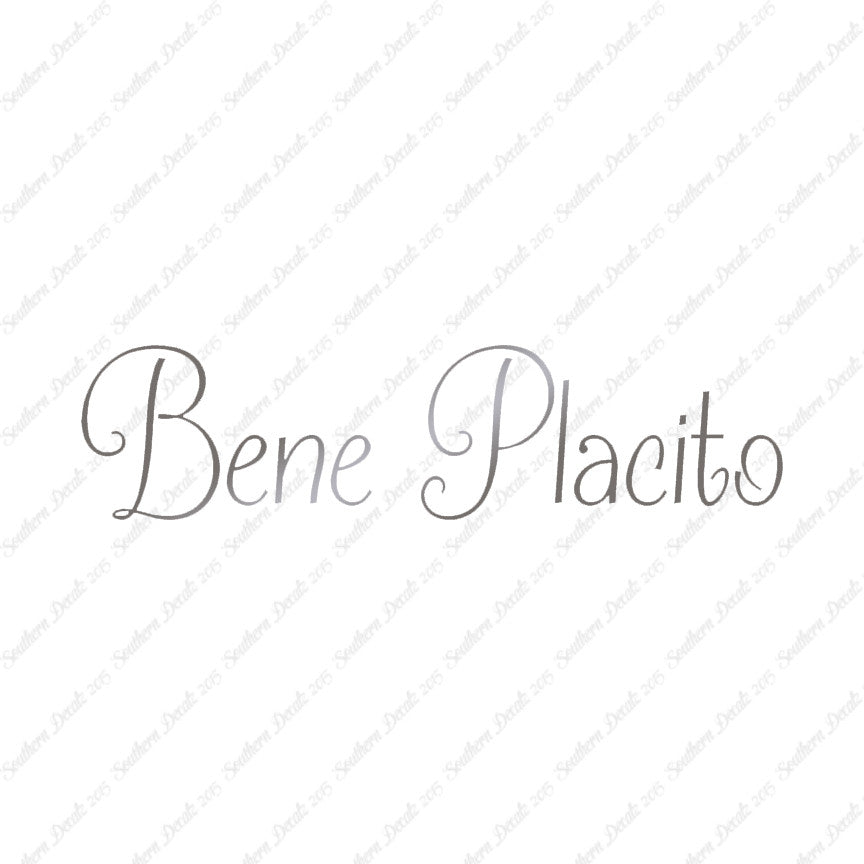Italian Bene Placito