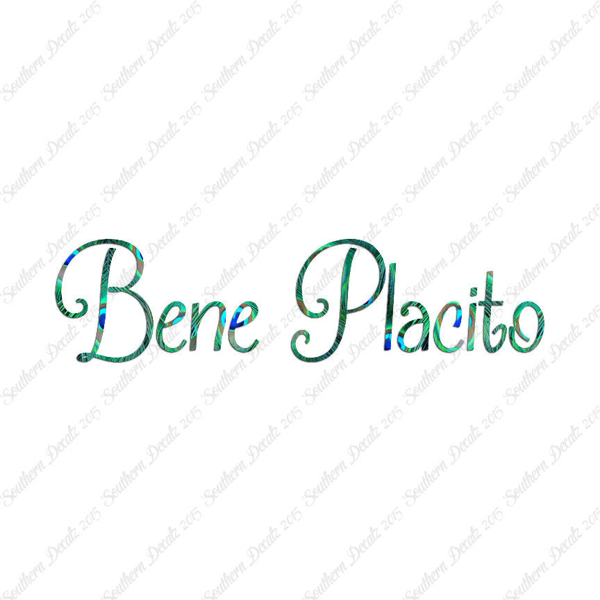 Italian Bene Placito