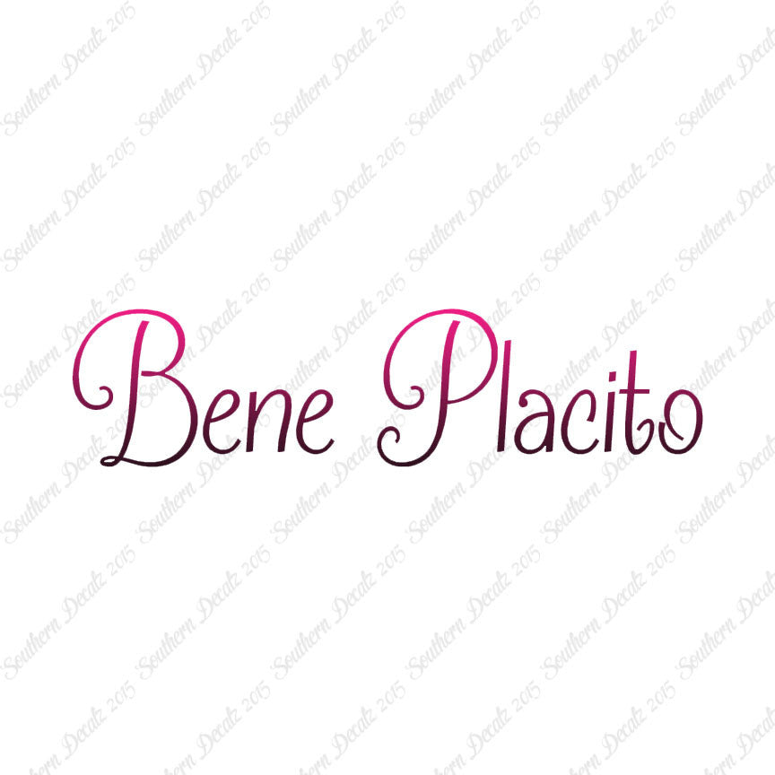Italian Bene Placito