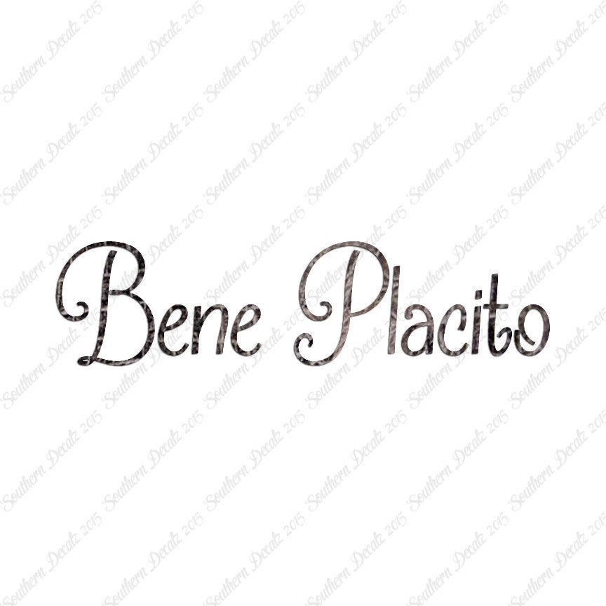 Italian Bene Placito