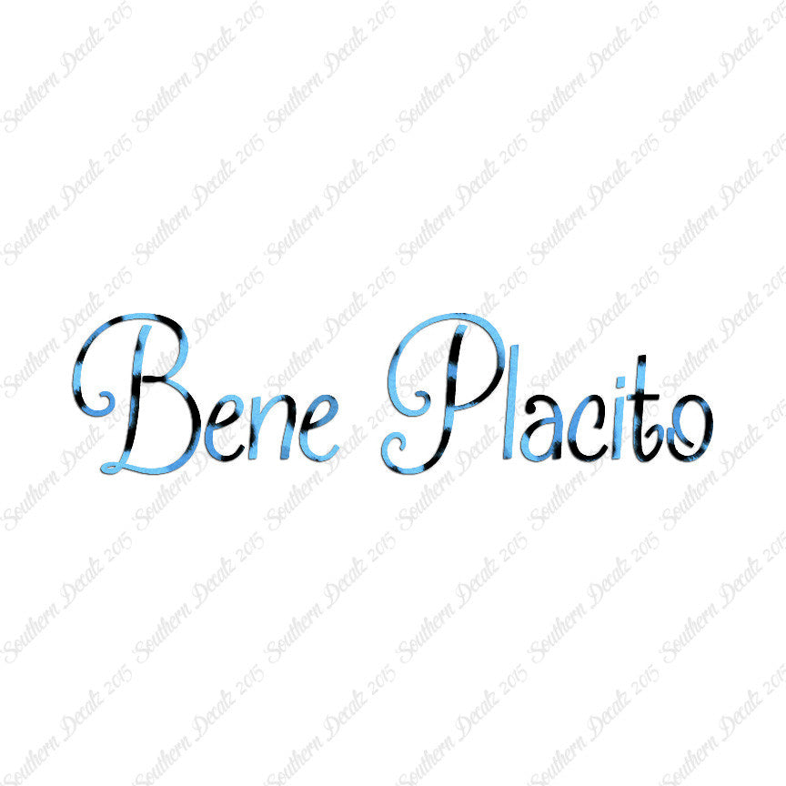 Italian Bene Placito