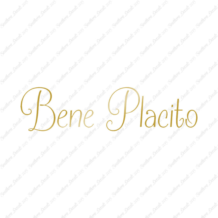 Italian Bene Placito