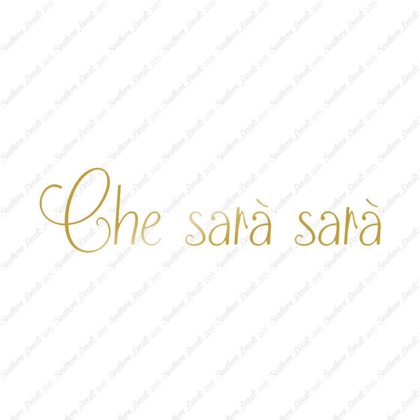 Italian Che Sara Sara