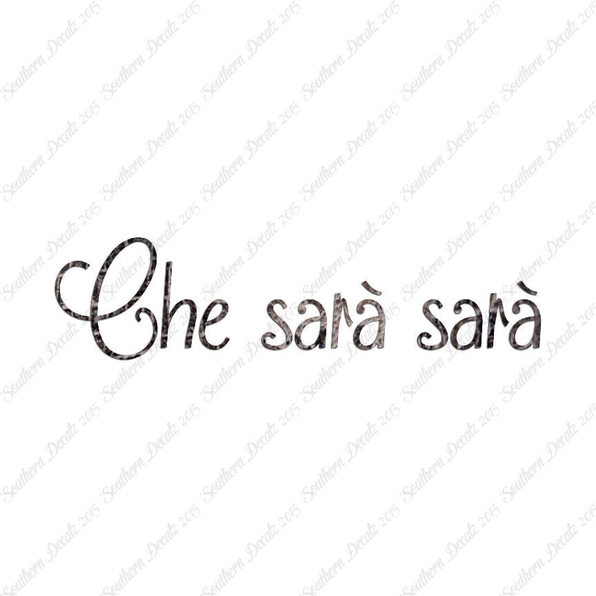 Italian Che Sara Sara