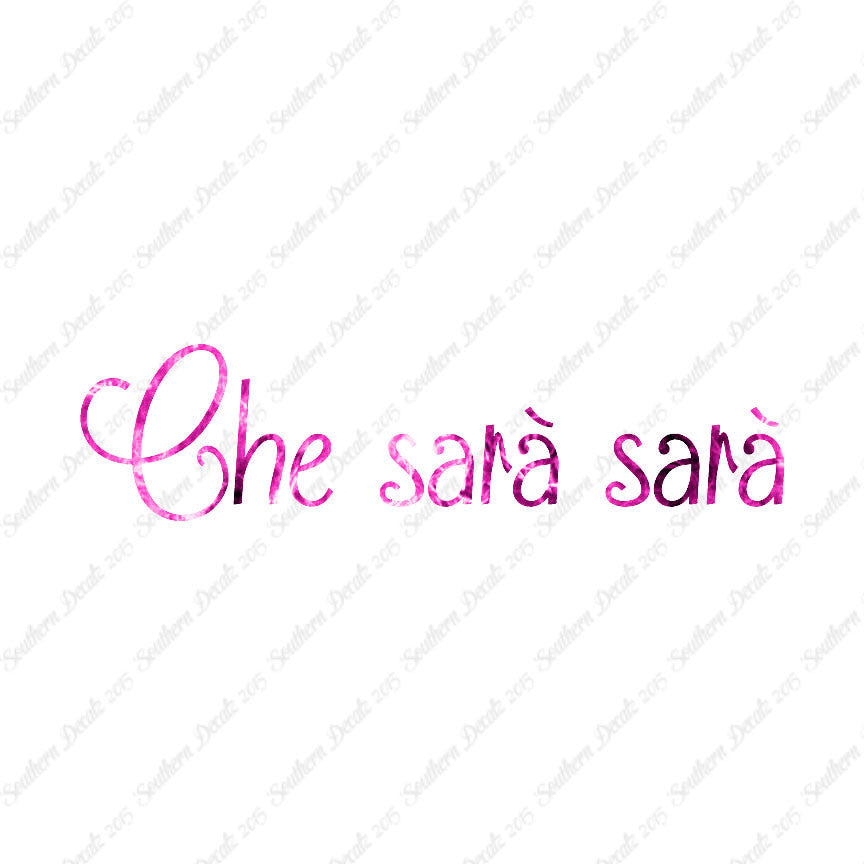 Italian Che Sara Sara