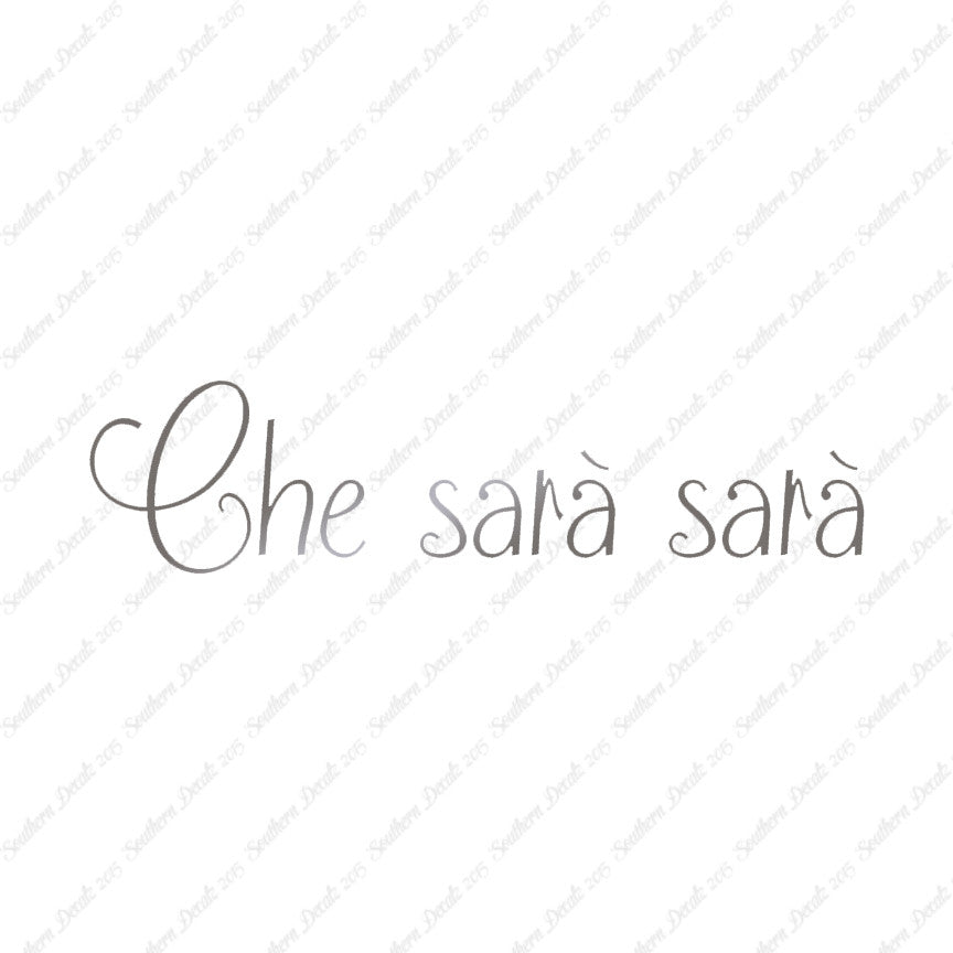 Italian Che Sara Sara