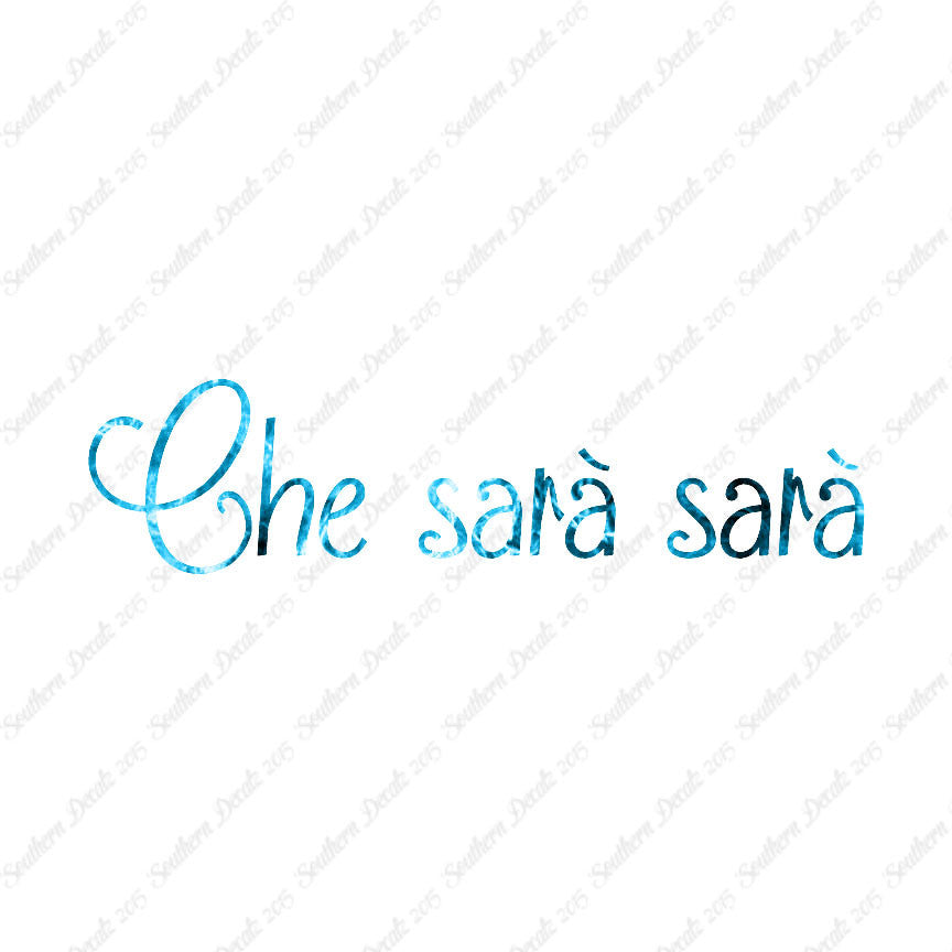 Italian Che Sara Sara