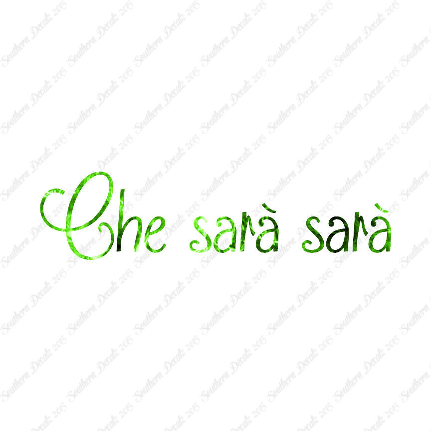 Italian Che Sara Sara