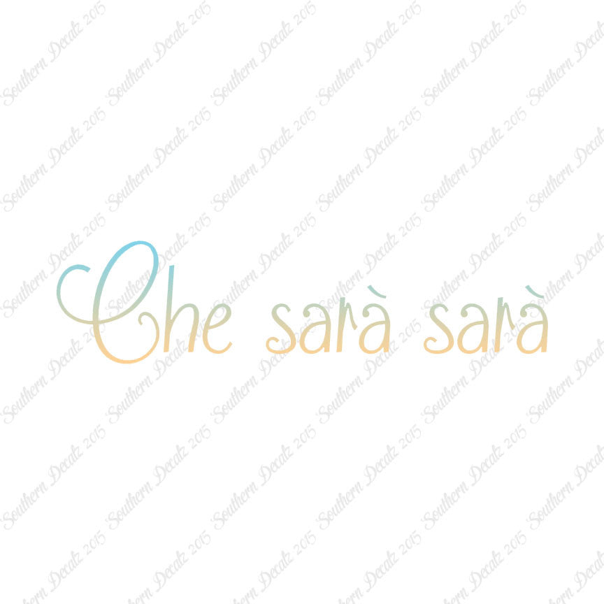 Italian Che Sara Sara