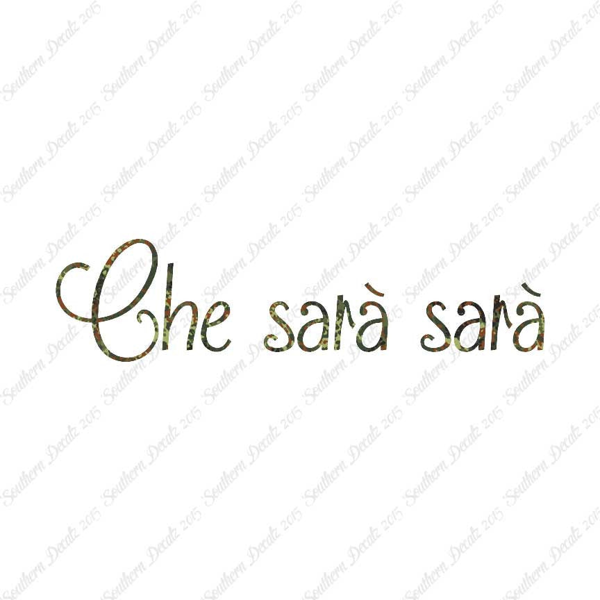 Italian Che Sara Sara