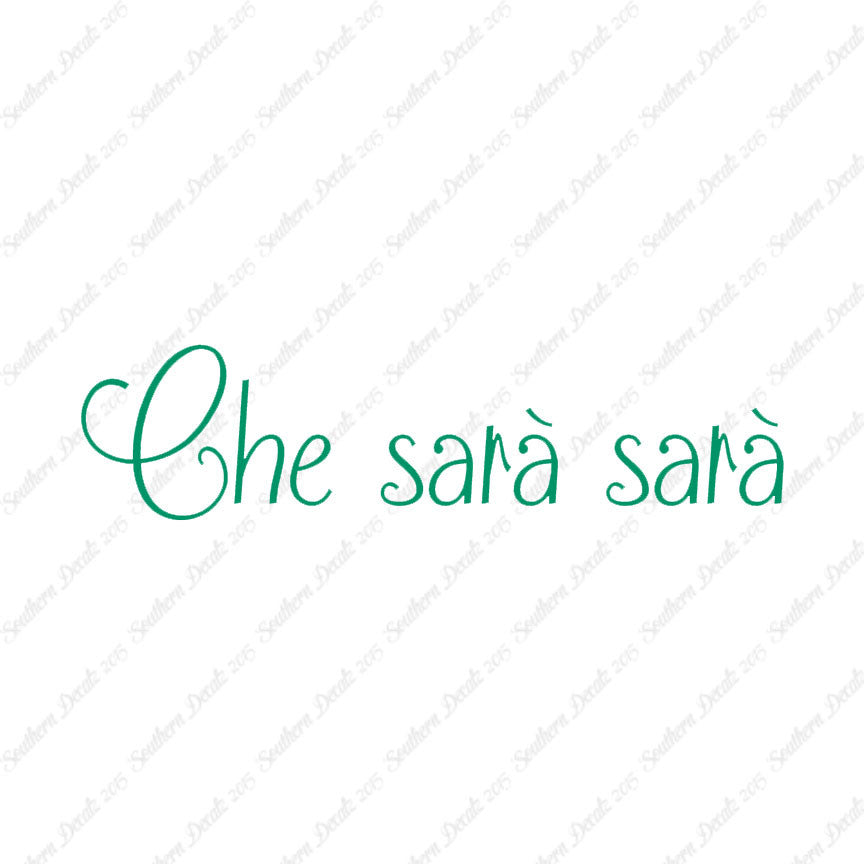 Italian Che Sara Sara