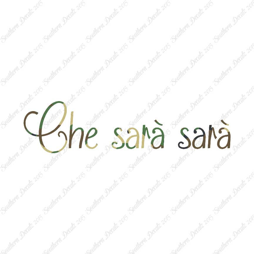 Italian Che Sara Sara