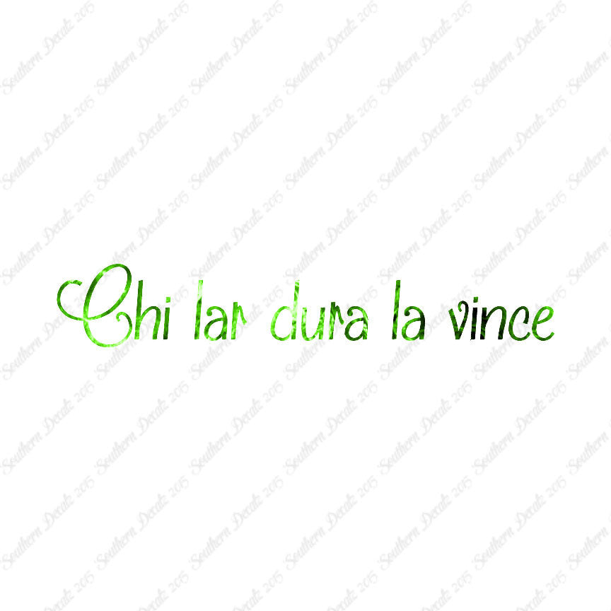 Italian Chi Lar Dura La Vince