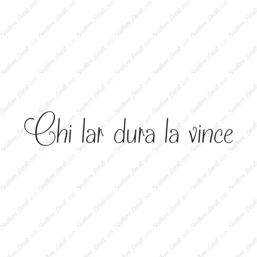 Italian Chi Lar Dura La Vince