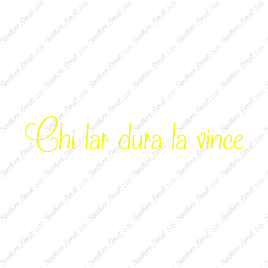 Italian Chi Lar Dura La Vince