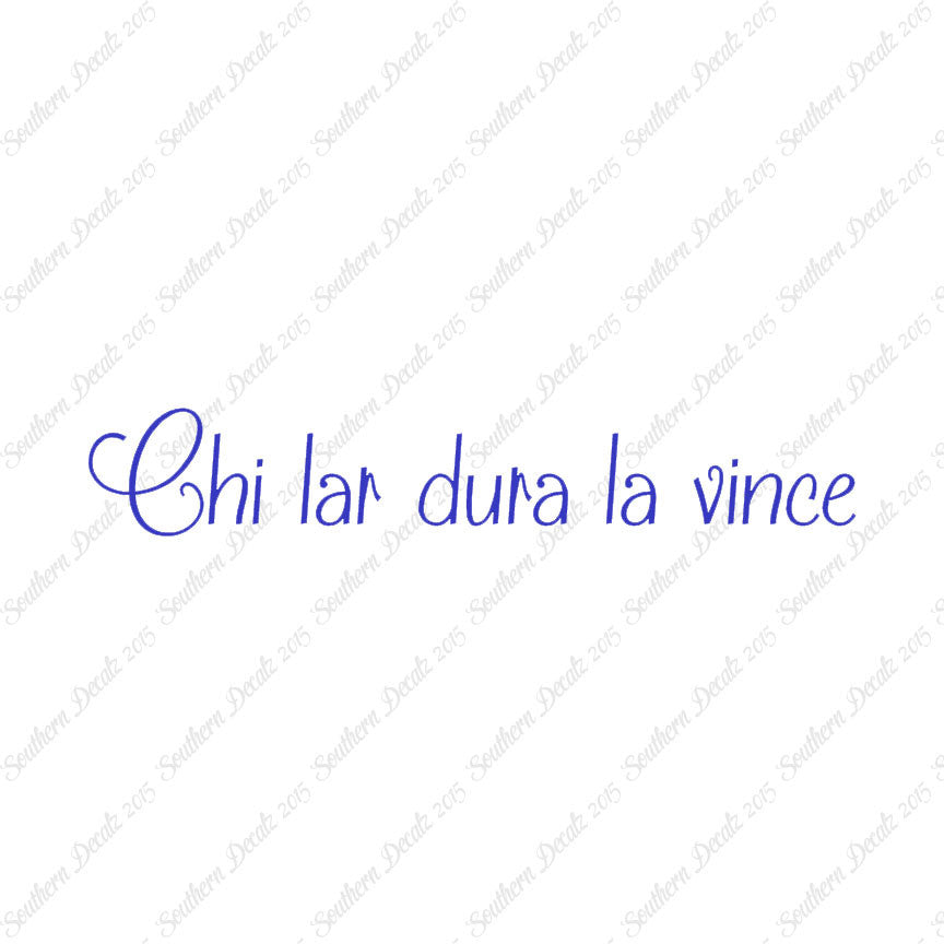Italian Chi Lar Dura La Vince