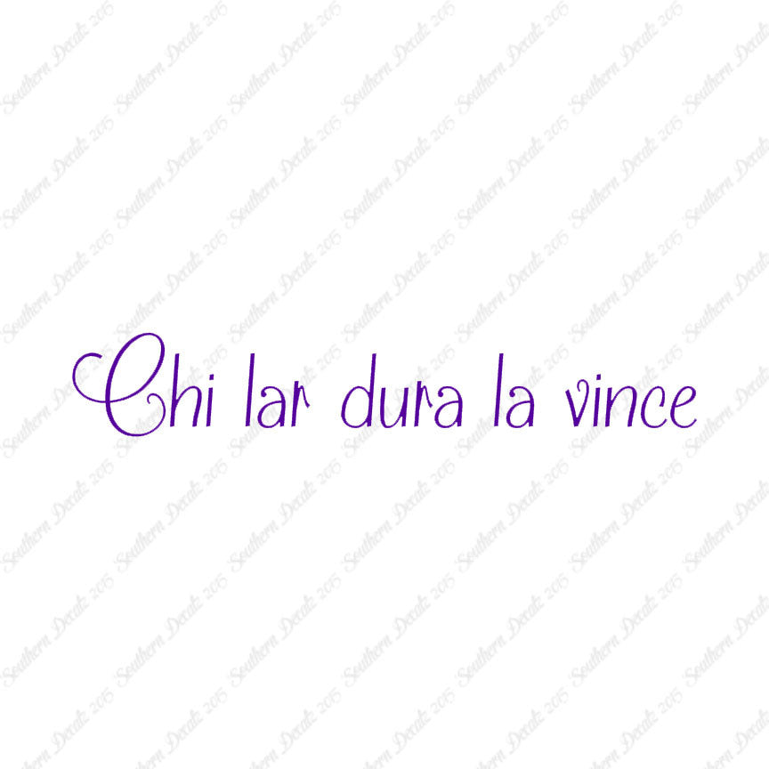 Italian Chi Lar Dura La Vince