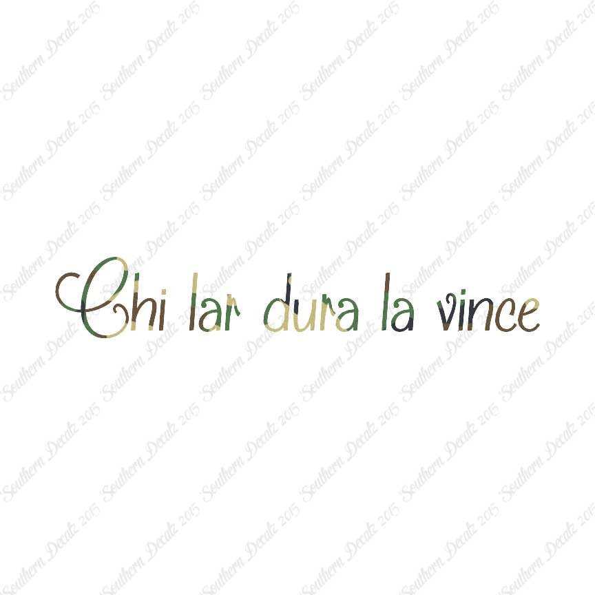 Italian Chi Lar Dura La Vince