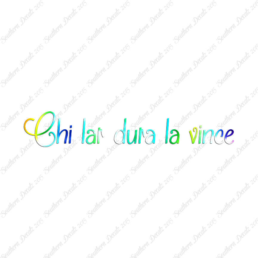 Italian Chi Lar Dura La Vince